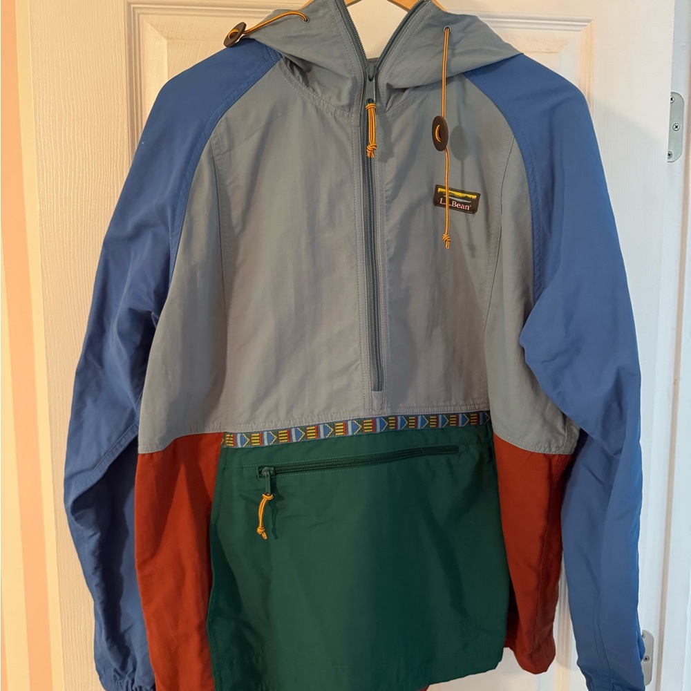 L.L. Bean Men's Mountain Classic Anorak, Multi-Color - Medium